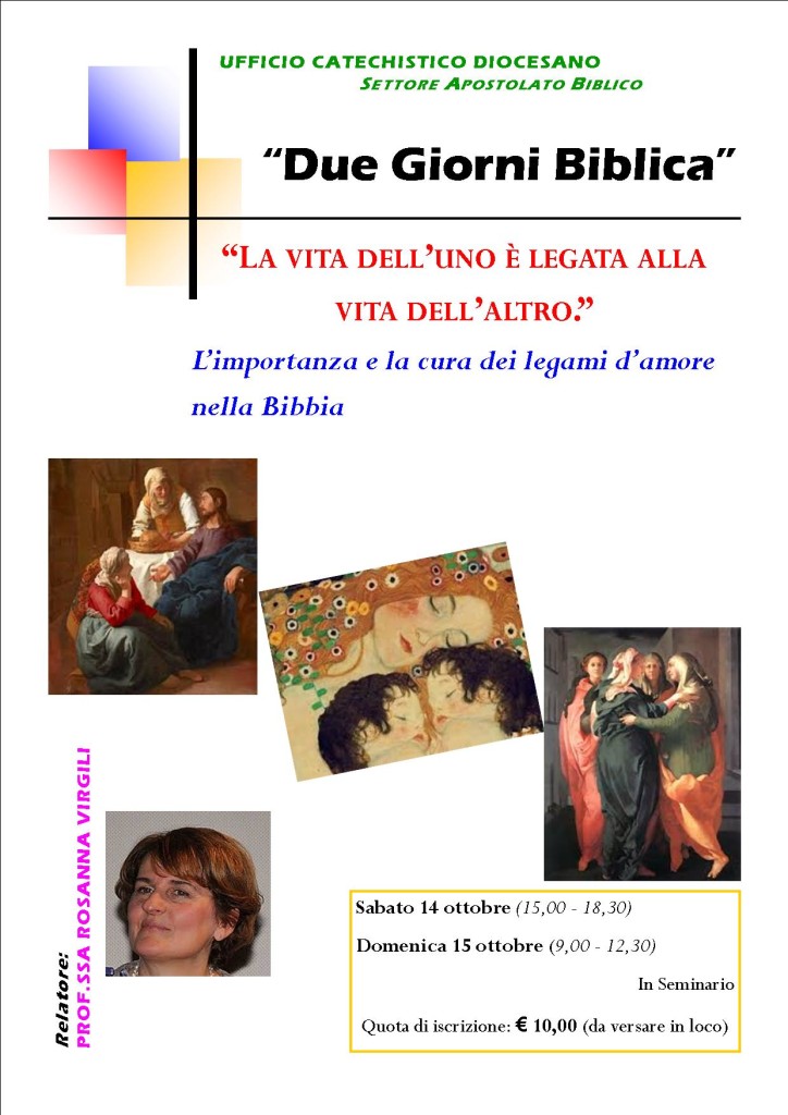 Due Giorni Biblica 2017_Locandina