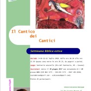 SETTIMANA BIBLICA ESTIVA 2018
